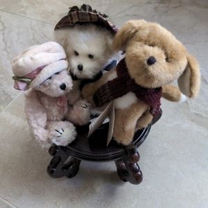 S/3 BOYDS BEARS CHARACTERS